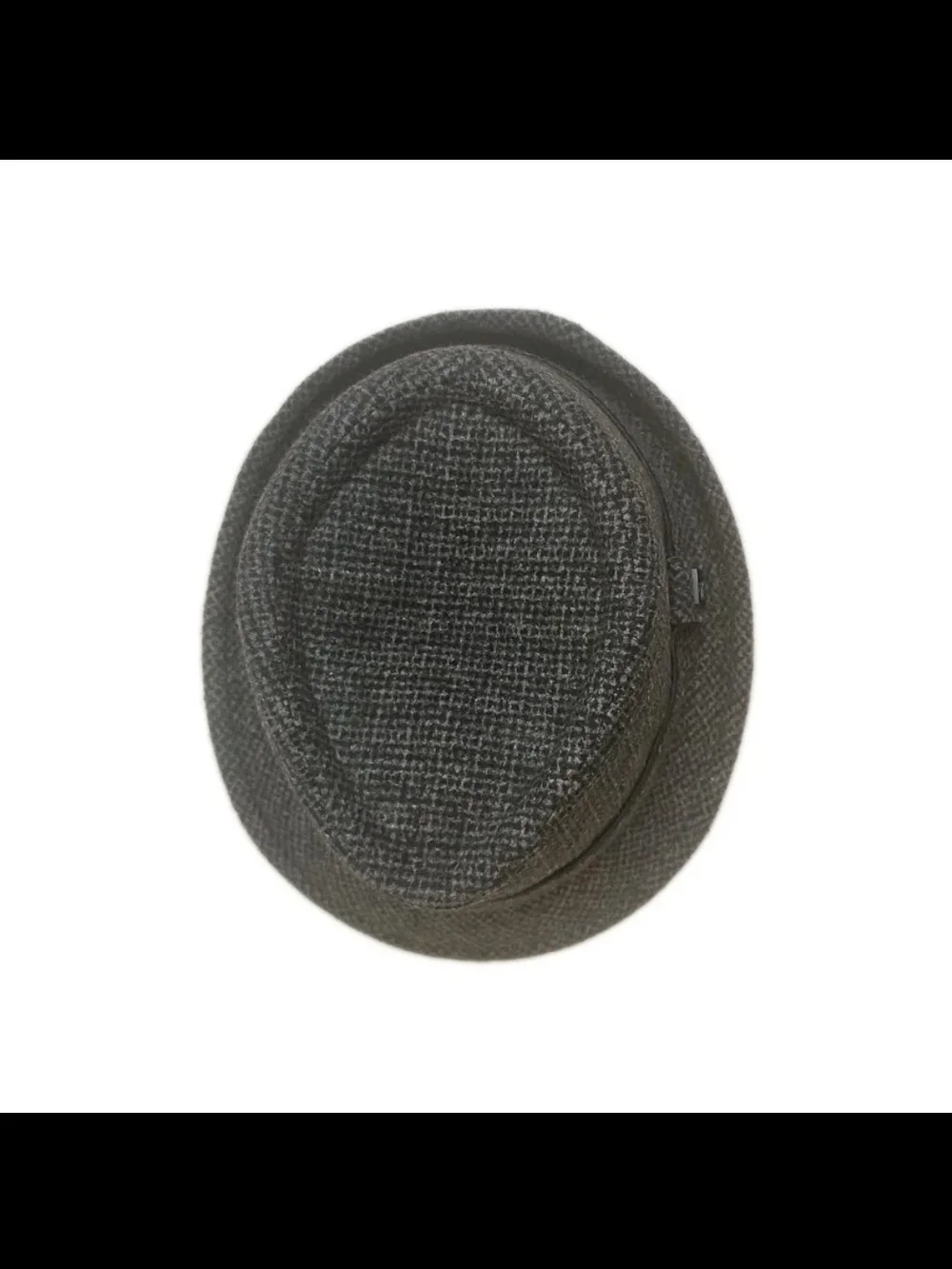 Sean John Gray/Black Polyester Fedora Hat, Y2K